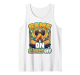 Game On, Gloves Off Ice Hockey Action for Sport Fans Tank Top