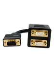 StarTech.com Två VGA 2x VGA Video Splitter kabel - VGA-splitter