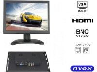 Nvox Monitor öppen ram lcd 8cali led vga hdmi av bnc 12v 230v