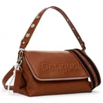 Mode Sac Femme Desigual Half Logo Venecia Femme Marron - 24WAXP42-6064-U