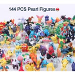 144 st Pokémon Figurer Anime Mini Leksak Leksak Mini Pokémon