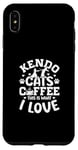 Coque pour iPhone XS Max Kendo Cats Coffee This Is What I Love - Kendo japonais