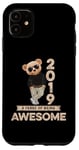 Coque pour iPhone 11 Ours en peluche original Awesome 6ème anniversaire garçon fille 2019