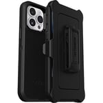 Otterbox 77-88392 Defender Coque pour iPhone 14 Pro Max, Antichoc, Anti-Chute, Ultra-Robuste, Coque de Protection, supporte 4X Plus de Chutes Que la Norme Militaire, Noir