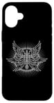 Coque pour iPhone 16 Plus Ailes Croix Yeux Halo Archange Tatouage Goth Alt Egirl Y2K