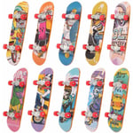 Finger Skateboards, 6 stycken Mini Finger Skate Professionals Mini Fingerboard Finger Skateboards Fingerboards Leksak