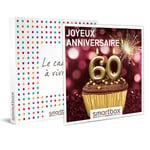 SMARTBOX - Coffret Cadeau Joyeux anniversaire ! Pour femme 60 ans-Multi-thèmes