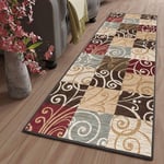 40x60cm Tapis Cuisine Devant evier Tapis de Couloir Lavable antiderapant Long Absorbant Moderne Motifs Géométriques Tapis de Salon Chambre pour Les