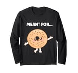 Bagel And Cheese Cream Matching Couple Outfits Long Sleeve T-Shirt