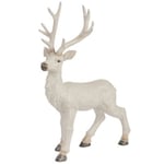 Statue Déco à Poser Cerf "Debout" 104cm Blanc