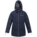 Regatta Womens Christian Lacroix Gallican Padded Jacket Coat - Navy - Size 12 UK