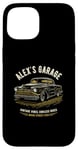 Coque pour iPhone 15 Alex's Garage Hotrod Voiture Classique Design Personnalisé