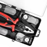 Wire Cutter Tool Carbon Steel Jaws 5 In 1 Pliers Set 5 Interchangeable Heads For