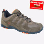 Hi-Tec Quadra Mens Hiking Train Terrain Outdoor Traction Walking Shoes Trainers