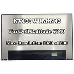 NV133WUM-N43 LCD Screen Replacement Display Panel Matrix FHD Dell Latitude 7340