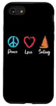 Coque pour iPhone SE (2020) / 7 / 8 Peace Love Sailing Captain Boat Sport