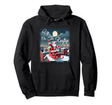 Up On The Rooftop Christmas Carol Pullover Hoodie