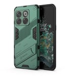 Green Punk Armor Pc + Tpu Case Yhteensopiva Oneplus 10T 5G:N Kanssa