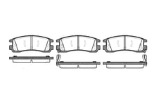 Bromsbelägg - Cadillac - Seville, Deville, Eldorado, Allanté. Pontiac - Trans sport, Montana. Chevrolet - Alero, Venture. Opel - Sintra