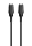 Kort USB kabel 0,3m USB C till USB C Clas Ohlson