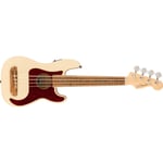 Fender Fullerton Precision Bass Uke Olympic White, Tortoise PG, Walnut FB