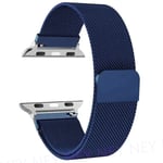 Milanese Loop för apple watch Band 44mm Ultra 2 49mm 45mm 41mm 40mm Metallarmband för apple watch Remserie 9 8 7 6 5 4 SE blue 5 38mm 40mm 41mm