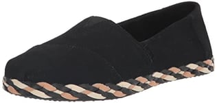 TOMS Femme Women_Espadrille_Noir Daim, 35.5 EU