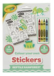 Crayola Colour Your Own Stickers Reptile Rainforest