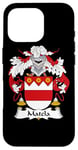 Coque pour iPhone 16 Pro Armoiries Matela - Blason de la famille