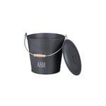 Askhink med lock 12 l