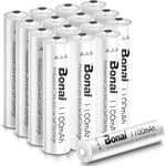 BONAI AAA Rechargeable Batterys 16Pack 1100mAh High-Capacity 1.2V 16 pack