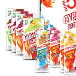 High5 Cycle Pack Cycling Biking Energy Gels, Drinks & Bars With 750ml Bottle