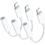 Lightning till 3,5 mm hörlursadapter - 3-pack