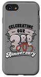 iPhone SE (2020) / 7 / 8 3rd Wedding Anniversary Celebrating 3 Years Matching Gift Case