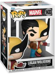 Marvel - Figurine Pop! Split- Wolverine/Logan 9 Cm