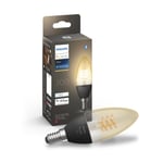 Philips HueW E14 4,5W Fil Candle