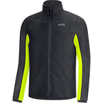 GORE WEAR Men's R3 Infinium Partial Jackets, Black/neon Yellow, S