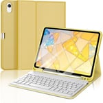 Étui Clavier Pour Ipad 10e Génération - Jaune Clair