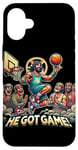 Coque pour iPhone 16 Plus Ballin with the Messiah Rejoignez la communauté Jesus Basketball