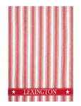 Lexington Home Icons Cotton Twill Waffle Striped Kitchen Towel Röd