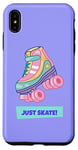 iPhone XS Max Roller Skate Classic 90s 80s Retro Kitsch Pastel Quad Skates Case