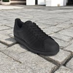 Adidas Superstar Trainers Black Kids Women Mens Size 3 Sports Shoes NG