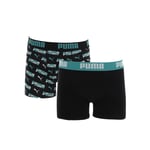 Sous Vêtement Boxer Puma Puma Boys Printed Boxer 2p Noir