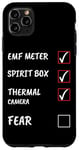 iPhone 11 Pro Max EMF Meter Spirit Box Thermal Camera Fear Paranormal Hunting Case