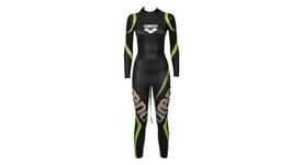 Combinaison femme arena triwetsuit carbon noir vert