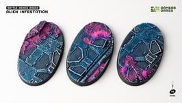 Alien Infestation Bases, Oval 75mm (x3) - Gamers Grass