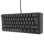 Gaming Keyboard Backlit 61 Keys Wired Black Usb Pc Keyboard For Home Office Lap