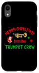 iPhone XR Merry Christmas from the Trumpet Crew Band Member Musician Case