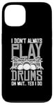 Coque pour iPhone 13 Drums Instrument Funny Playing Musical Leçon