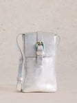 White Stuff Clara Leather Phone Bag